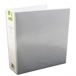 Q-Connect Presentation 4D-Ring Binder 50mm A4 White (Pack of 6) KF01333Q