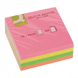 Q-Connect Quick Note Cube 76 x 76mm Neon KF01348
