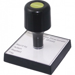 Q-Connect Voucher for Rubber Stamp 75 x 35mm KF02102