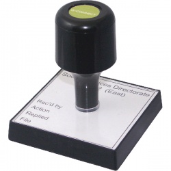 Q-Connect Voucher for Rubber Stamp 90 x 55mm KF02104