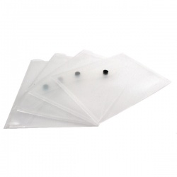 Q-Connect A5 Clear Plastic Document Folder (Pack of 12) KF02470