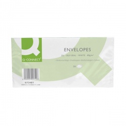 Q-Connect DL Envelopes 80gsm Self Seal White (Pack of 1000) KF02712