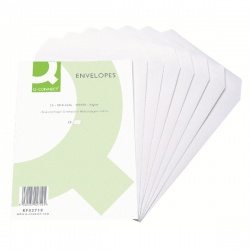 Q-Connect C5 Envelopes 90gsm Self Seal White (Pack of 500) KF02719