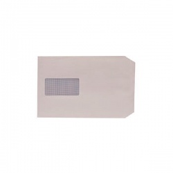 Q-Connect C5 Envelopes 100gsm Window Peel and Seal White (Pack of 500) 1P53