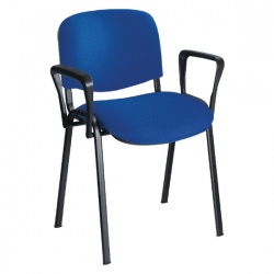 Jemini Black Arms For Stacking Chair (Pack of 2) KF03348