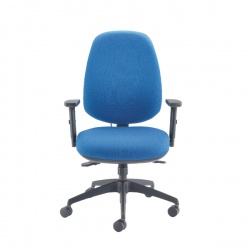 Cappela Rise High Back Posture Blue Chair  KF03494