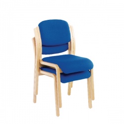 Jemini Wood Frame Side Chair No Arms Blue KF03512