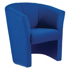 Arista Blue Tub Fabric Chair