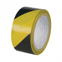 Q-Connect Yellow Black Hazard Tape (Pack of 6) KF04383