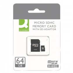 Q-Connect MicroSD Card 64GB Class 10 KF16128