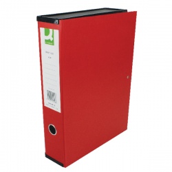 Q-Connect Red Box File - (Pack of 5)