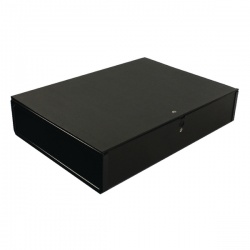 Q-Connect Black Foolscap Box File (Pack of 5) KF20017
