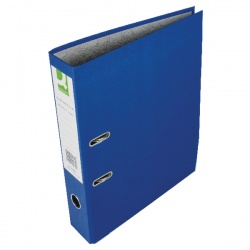 Q-Connect Blue Foolscap Paperbacked Lever Arch File (Pack of 10) KF20030