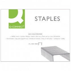 Q-Connect Staples 26/6 KF27001 Pack of 5000