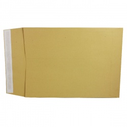 Q-Connect Gusset Envelope 406 x 305 x 25mm 120gsm Manilla Peel and Seal (Pack of 100) KF3529