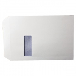 Q-Connect C4 Envelopes Window 100gsm White Self Seal (Pack of 250) KF3535