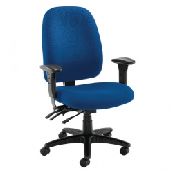 Avior Snowdon Heavy Duty High Back Chair with Lumbar Support Blue KF72249