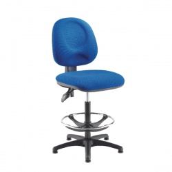 Arista Blue Adjustable Draughtsman Chair KF815147