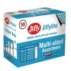 Jiffy® Padded Bag Assorted Sizes Gold (Pack of 50) JPB-SEL
