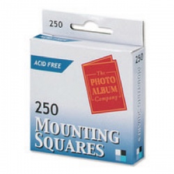 Photo Album Company Photo Mounting Squares White (Pack of 250) MS250