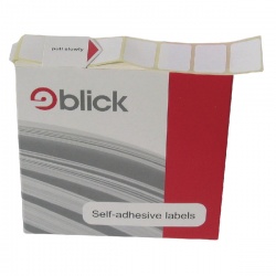 Blick White Labels in Dispensers 24x37mm (Pack of 640) RS008750