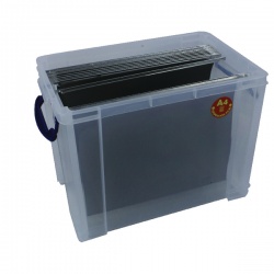 Really Useful Clear 19 Litre Plastic Suspension File Box RUP80213