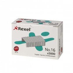 Rexel No.16 (24/6) 6mm Staples 25 Sheet Capacity (Pack of 5000) 6010