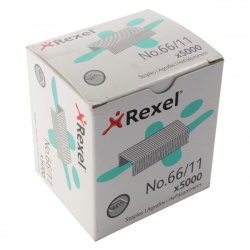 Rexel No. 66 11mm Heavy Duty Staples (Pack of 5000) 06070