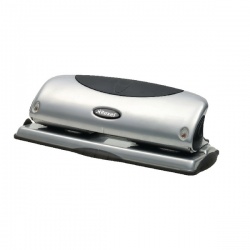 Rexel Precision P425 4 Hole Punch Black and Silver 25 Sheet 2100753