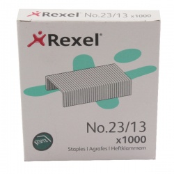 Rexel No. 23 13mm Heavy Duty and Tacker Staples (Pack of 1000) 2101053