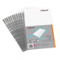 Rexel Nyrex Presentation Pockets (Pack of 50) 2001018