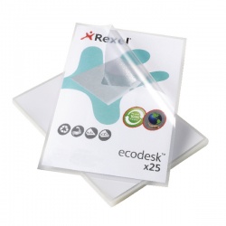 Rexel Ecodesk Filing L-Cut Flush Folders (Pack of 25) 2102243