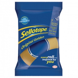 Sellotape Golden Tape 18mmx33m (Pack of 8) 1443251