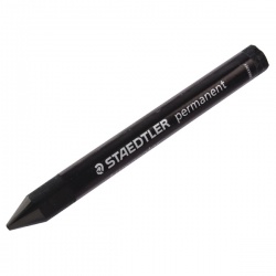 Staedtler Lumocolor® Omnigraph Crayon Permanent Black (Pack of 12) 2369
