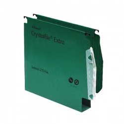 Rexel CrystalFile Classic Lateral Suspension File 50mm Green (Pack of 50) 71762