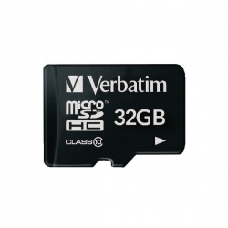 Verbatim MicroSDHC Memory Card Class 10 32GB 44013