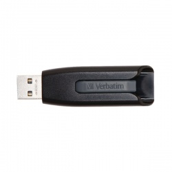 Verbatim Store 'n' Go V3 USB 3.0 Flash Drive 128GB Black 49189