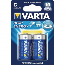 Varta C High Energy Alkaline Batteries (Pack of 2)