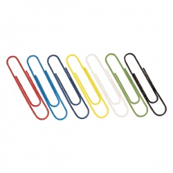Assorted Large Plain Paperclips (Pack of 100) 30601
