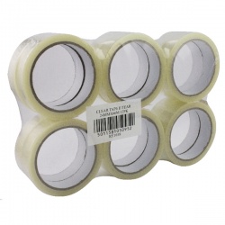 Whitebox Clear Sticky Tape 24mm x 66m (Pack of 12) WX27017