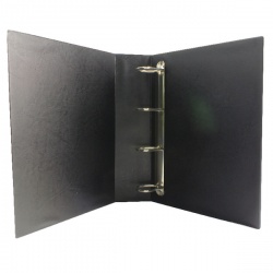 Whitebox Black 50mm 4D Presentation Ringbinder (Pack of 10) WX47660